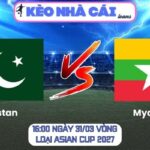 Soi kèo Pakistan vs Myanmar (16:00 ngày 31/03, Vòng loại Asian Cup 2027) 9 Pakistan vs Myanmar